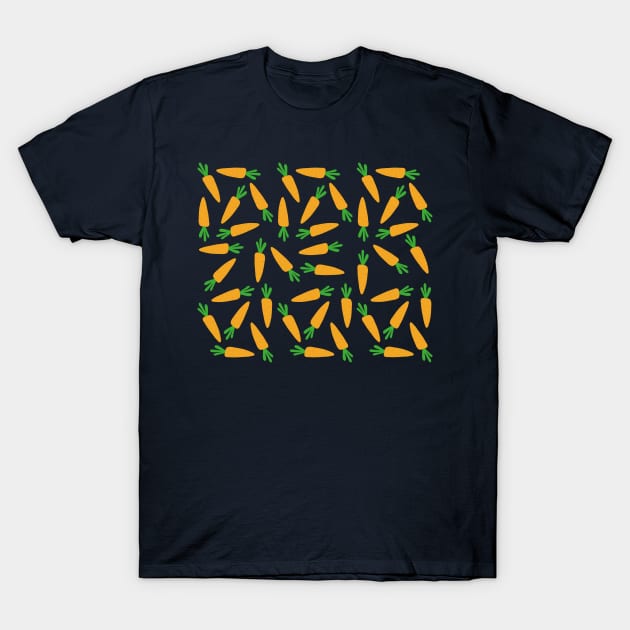 Carrot pattern T-Shirt by valentinahramov